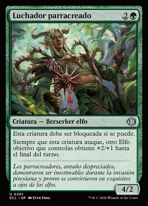 Luchador parracreado