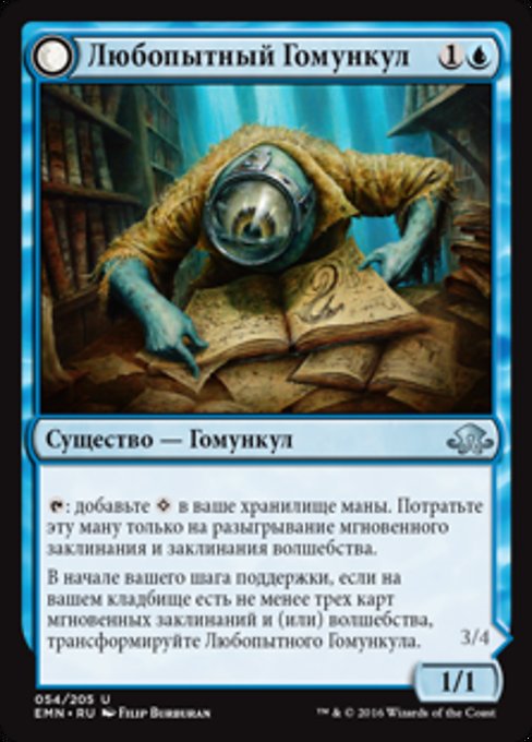 Curious Homunculus // Voracious Reader