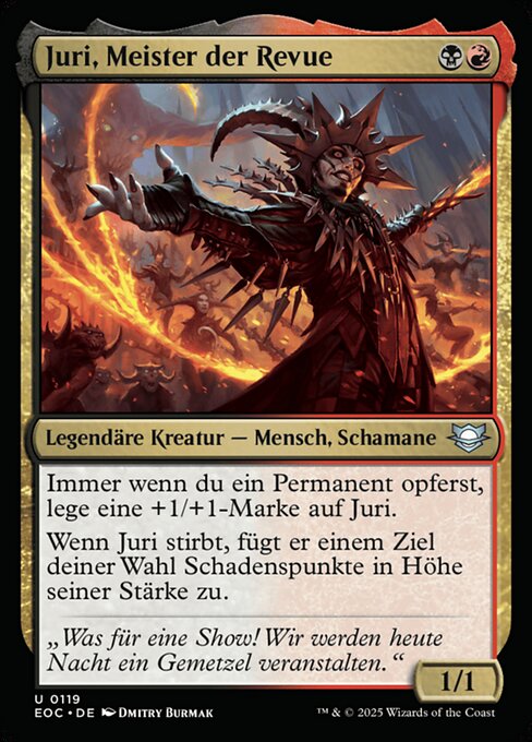 Juri, Meister der Revue