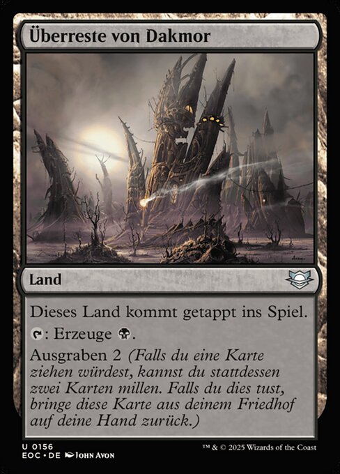 Überreste von Dakmor