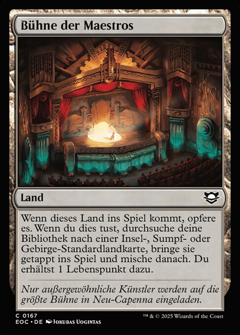Bühne der Maestros