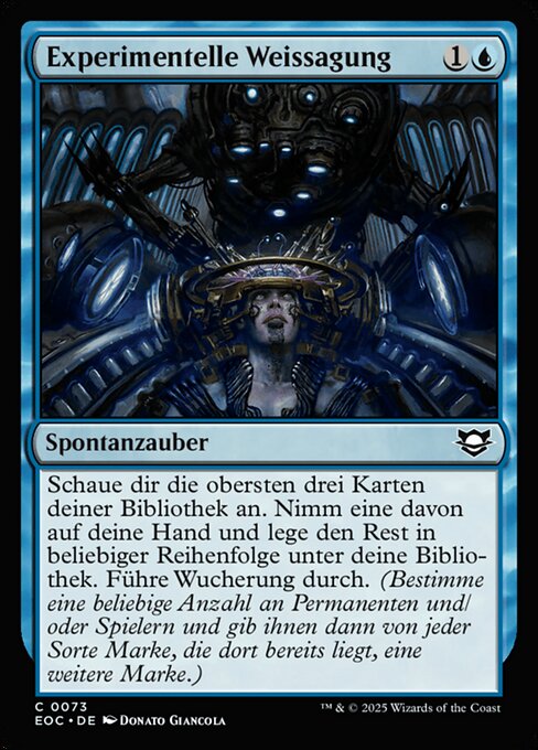 Experimentelle Weissagung