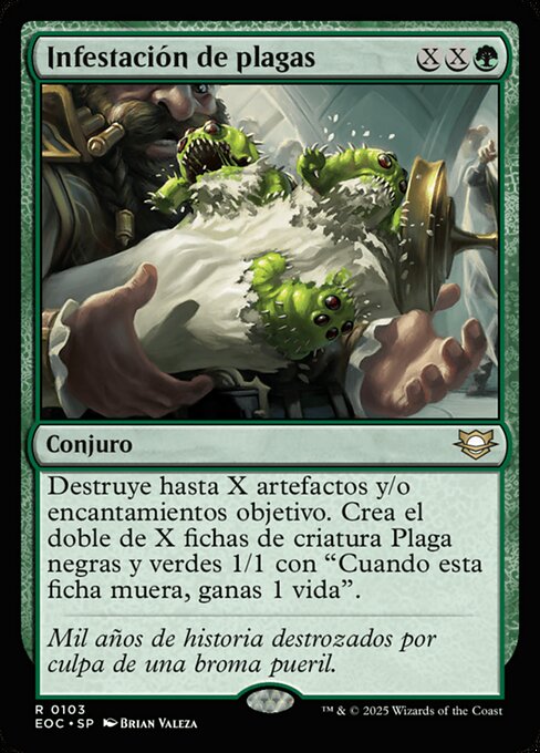 Infestación de plagas