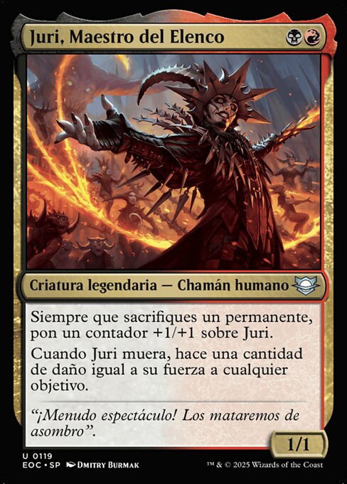 Juri, Maestro del Elenco