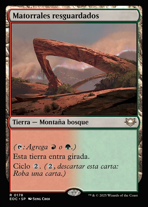 Matorrales resguardados