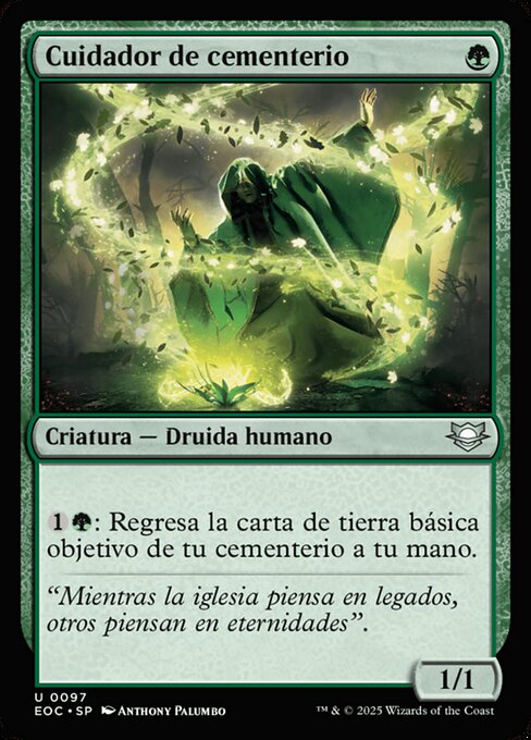 Cuidador de cementerio