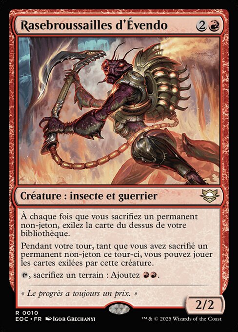 Rasebroussailles d'Évendo