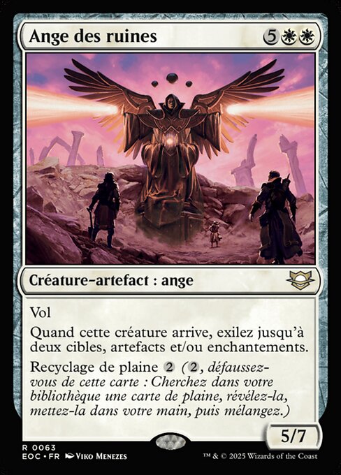 Ange des ruines