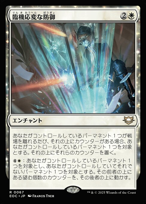 臨（りん）機（き）応（おう）変（へん）な防（ぼう）御（ぎょ）
