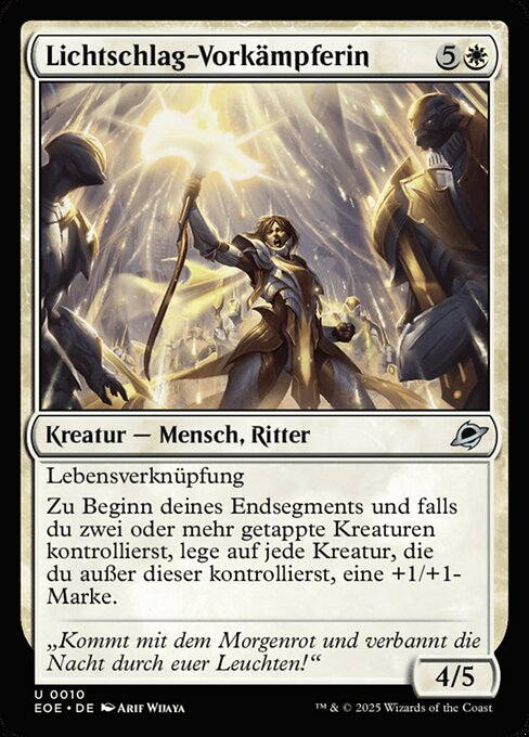 Lichtschlag-Vorkämpferin