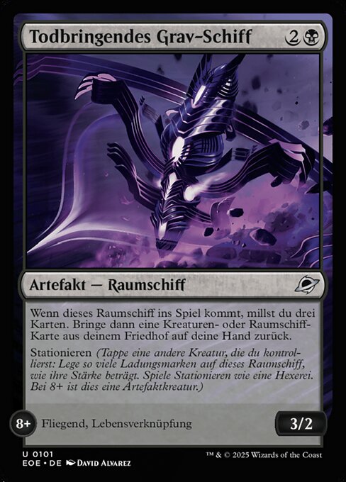 Todbringendes Grav-Schiff