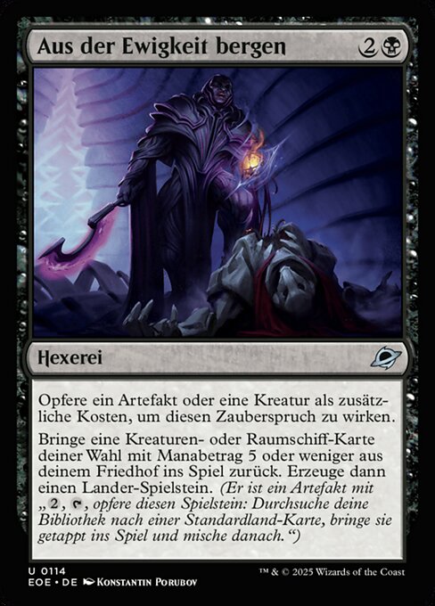 Aus der Ewigkeit bergen