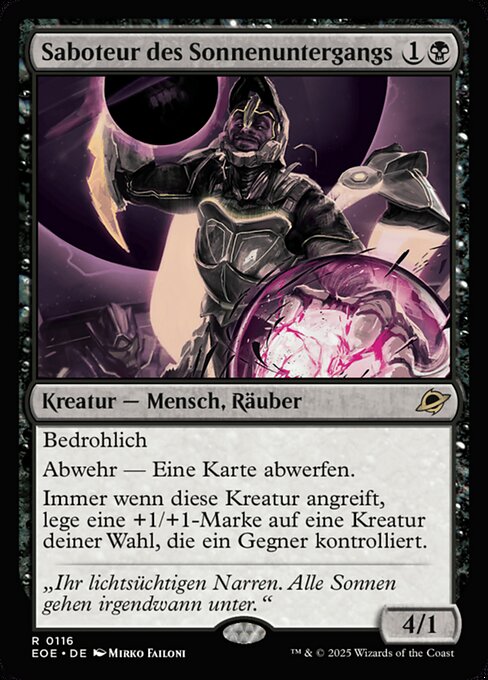 Saboteur des Sonnenuntergangs