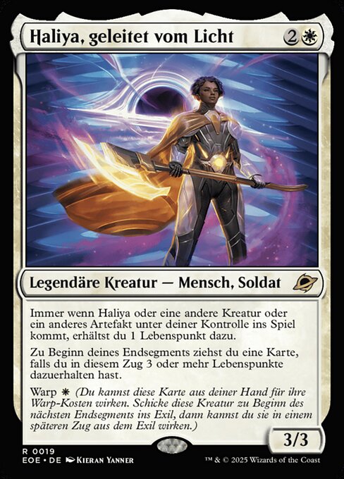 Haliya, geleitet vom Licht