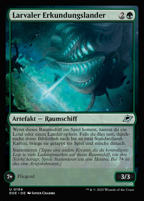 Larvaler Erkundungslander