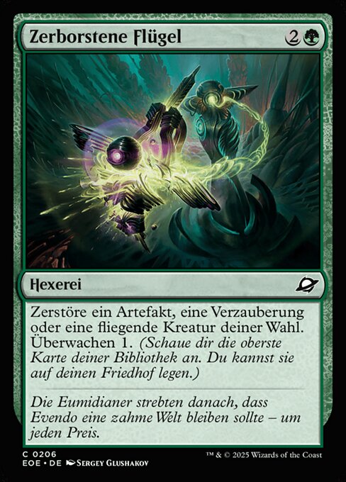 Zerborstene Flügel