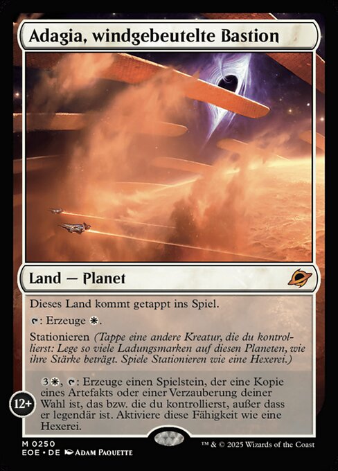 Adagia, windgebeutelte Bastion