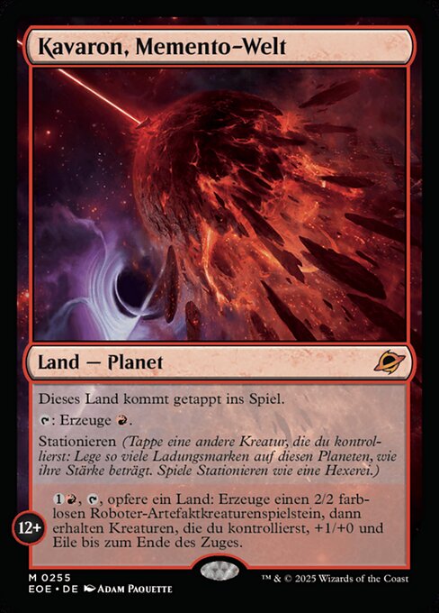 Kavaron, Memento-Welt