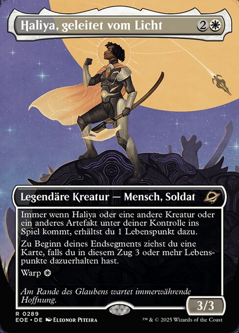 Haliya, geleitet vom Licht