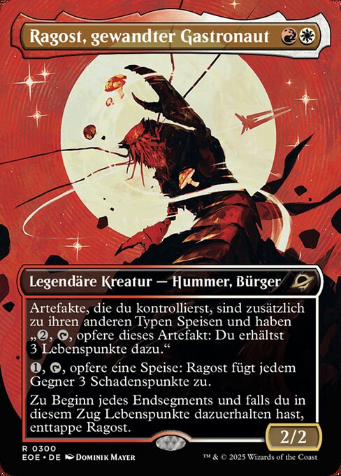 Ragost, gewandter Gastronaut