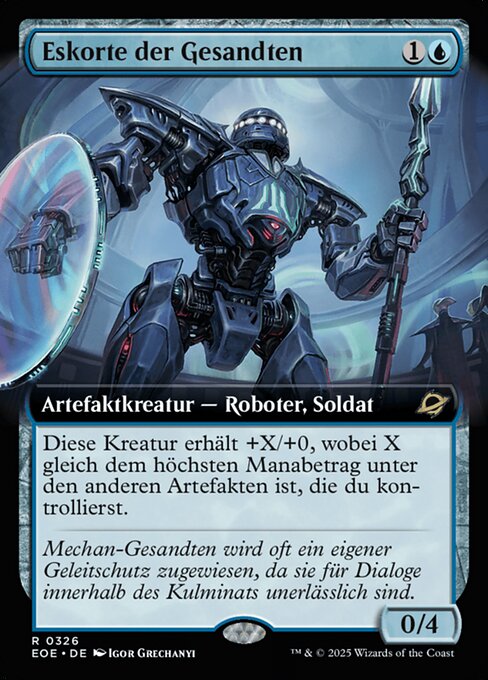 Eskorte der Gesandten