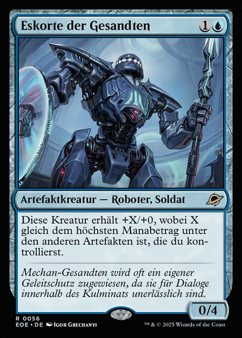 Eskorte der Gesandten