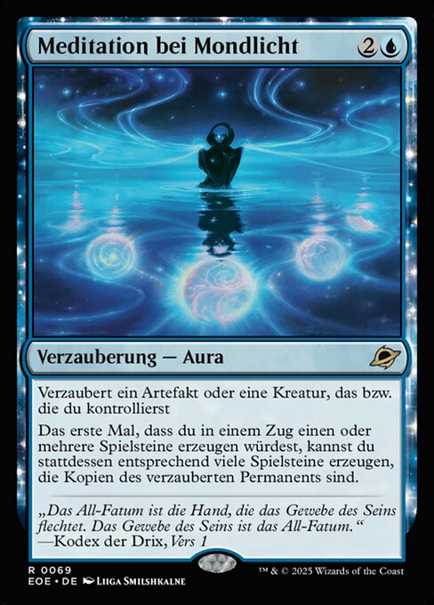 Meditation bei Mondlicht