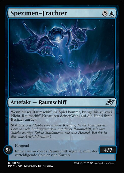 Spezimen-Frachter