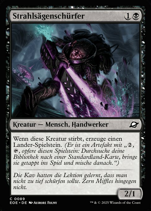 Strahlsägenschürfer