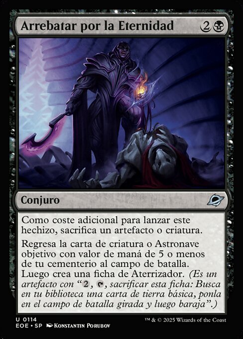 Arrebatar por la Eternidad