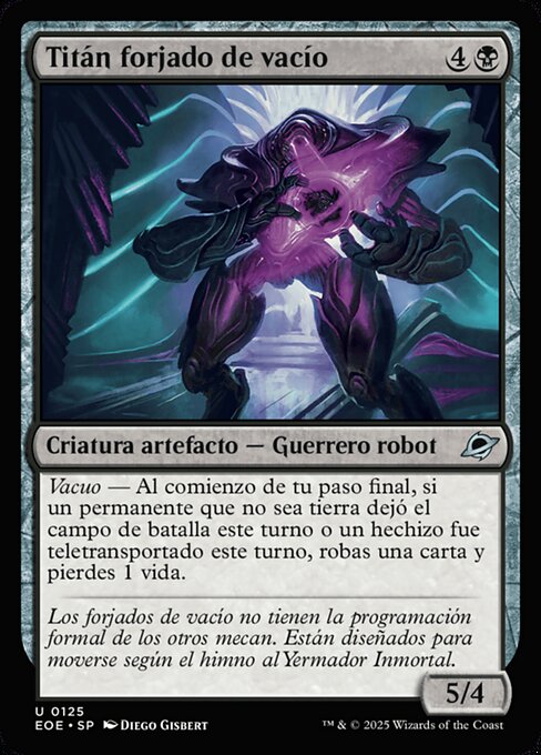 Titán forjado de vacío