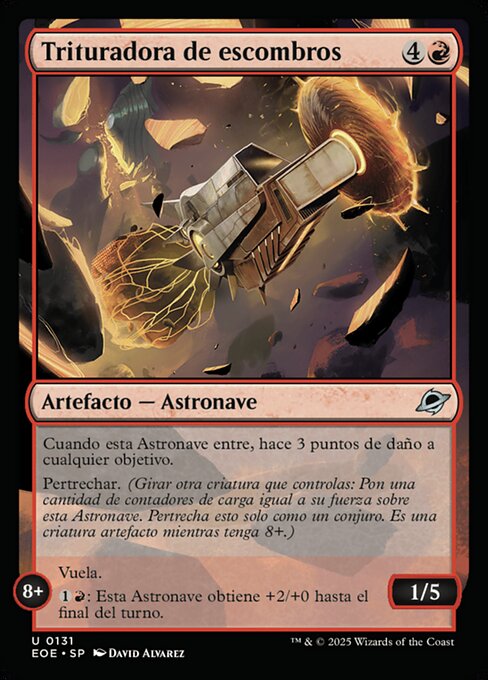 Trituradora de escombros