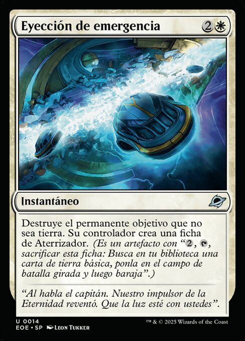 Eyección de emergencia