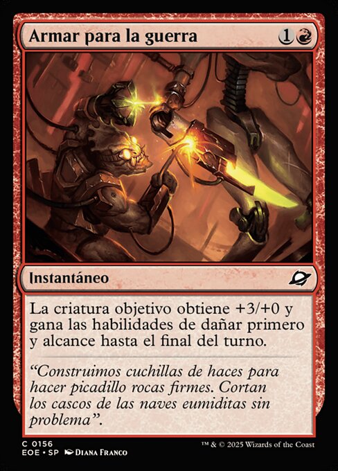 Armar para la guerra