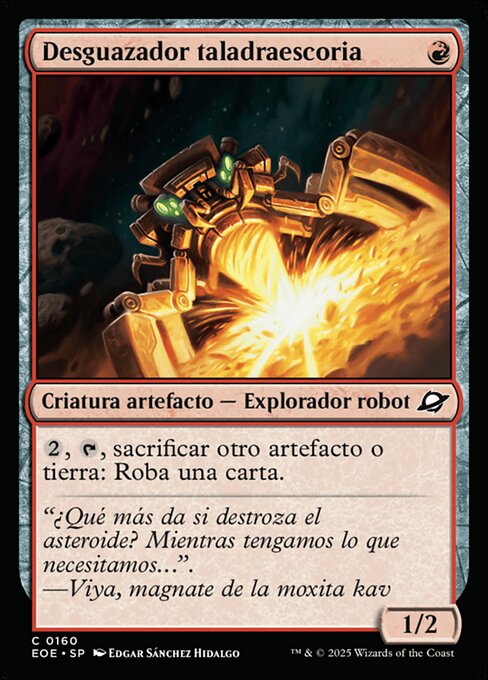 Desguazador taladraescoria