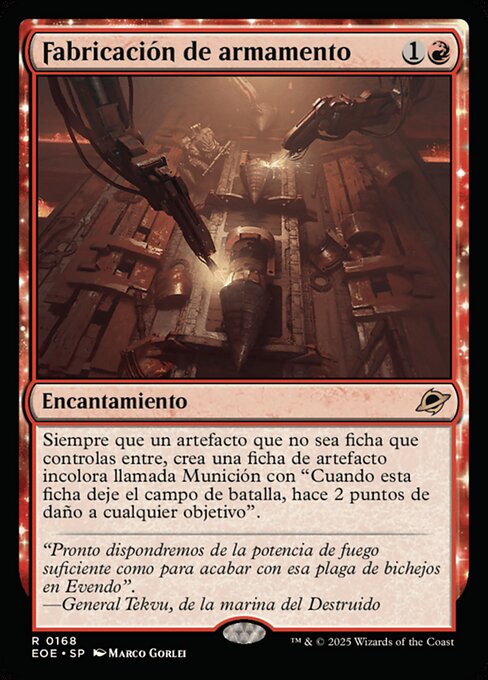 Fabricación de armamento