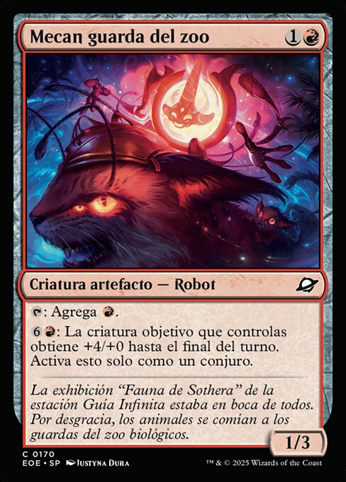 Mecan guarda del zoo