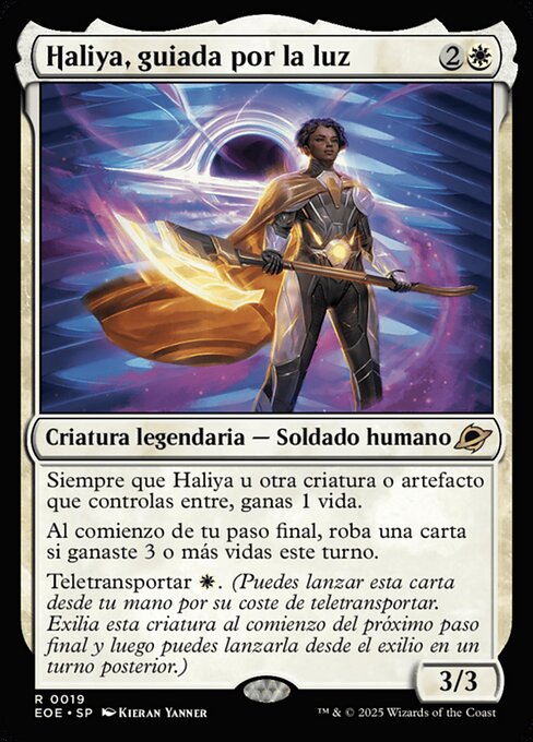 Haliya, guiada por la luz