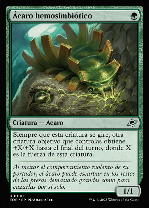 Ácaro hemosimbiótico