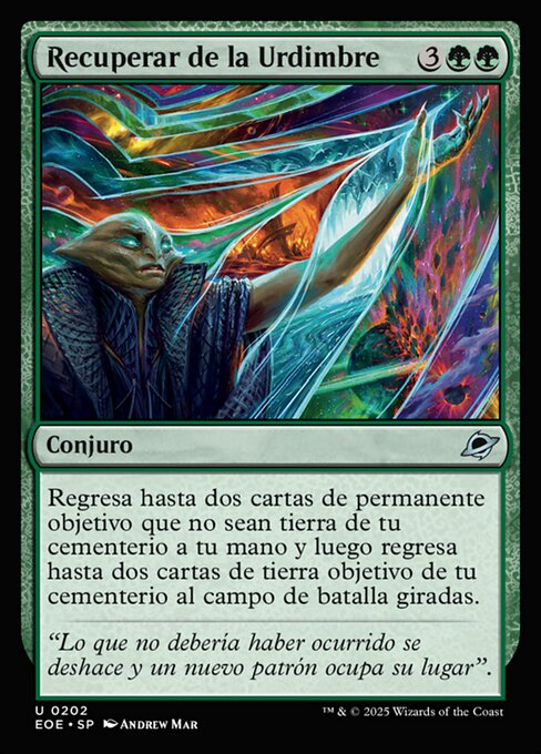 Recuperar de la Urdimbre