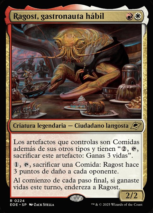 Ragost, gastronauta hábil