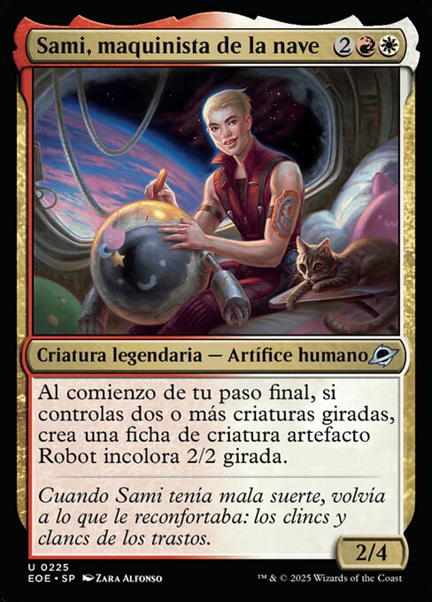 Sami, maquinista de la nave