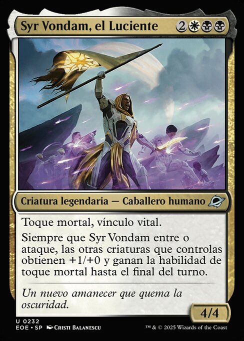 Syr Vondam, el Luciente