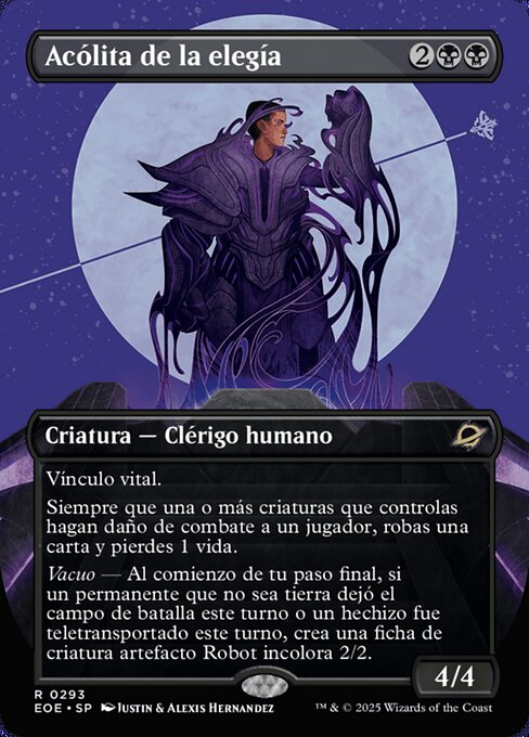 Acólita de la elegía