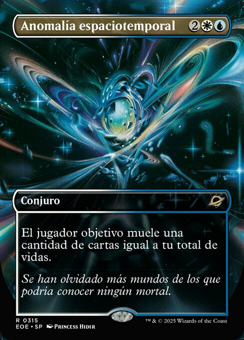 Anomalía espaciotemporal