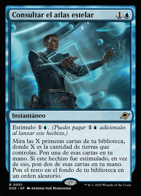 Consultar el atlas estelar