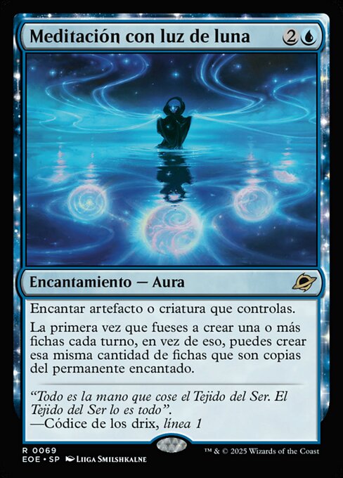 Meditación con luz de luna