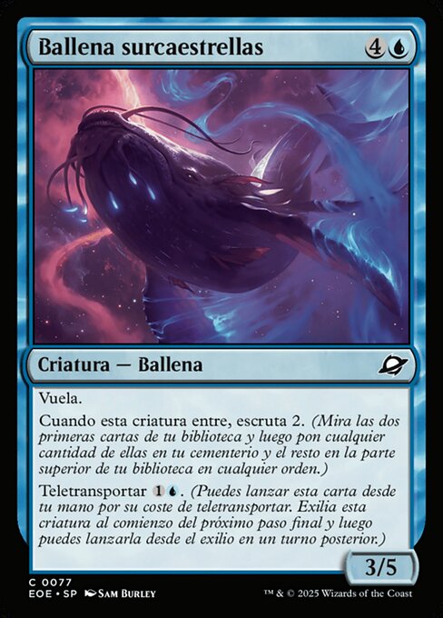 Ballena surcaestrellas