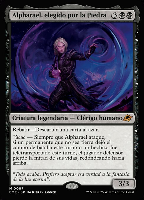 Alpharael, elegido por la Piedra