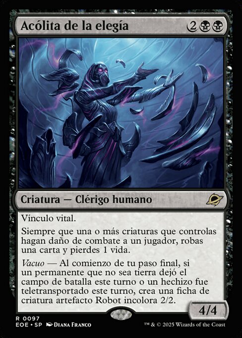 Acólita de la elegía